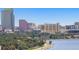 Aerial perspective of the cityscape and waterfront at 2912 W Santiago St # 1703, Tampa, FL 33629