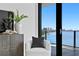 Living room with water views and comfortable seating at 2912 W Santiago St # 903, Tampa, FL 33629