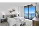 Spacious bedroom with water views and a large window at 2912 W Santiago St # 903, Tampa, FL 33629