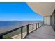 Expansive balcony overlooking the bay and city skyline at 2912 W Santiago St # 903, Tampa, FL 33629