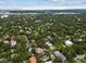Aerial view of neighborhood, showcasing waterfront and homes at 3104 W Fielder St, Tampa, FL 33611