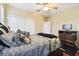 Bedroom with hardwood floors and a large closet at 3104 W Fielder St, Tampa, FL 33611
