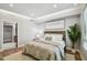 Bright bedroom with large window and stylish decor at 912 Channelside Dr # 2316, Tampa, FL 33602