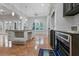 Modern kitchen with stainless steel appliances and a large island, perfect for entertaining at 638 Limona Woods Dr, Brandon, FL 33510