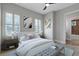 Bedroom with window seating and ensuite bathroom access at 638 Limona Woods Dr, Brandon, FL 33510