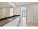 Modern bathroom with double vanity and glass shower at 2910 W Barcelona St # 802, Tampa, FL 33629