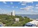 Stunning panoramic view of the water and cityscape at 2910 W Barcelona St # 802, Tampa, FL 33629