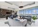 Sophisticated lounge with plush seating and city views at 2910 W Barcelona St # 802, Tampa, FL 33629