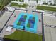 Enjoy a game of basketball or pickleball on this multi-use court at 2910 W Barcelona St # 802, Tampa, FL 33629