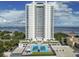 Luxury high rise building with water views and resort-style amenities at 2910 W Barcelona St # 802, Tampa, FL 33629