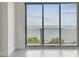 Expansive water view from large sliding doors at 2910 W Barcelona St # 802, Tampa, FL 33629