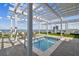 Relaxing rooftop hot tub under a white pergola at 2910 W Barcelona St # 802, Tampa, FL 33629