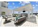 Enjoy a relaxing evening in this outdoor lounge with comfortable seating at 2910 W Barcelona St # 802, Tampa, FL 33629