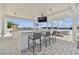 Relax and socialize at this outdoor bar with seating and TV at 2910 W Barcelona St # 802, Tampa, FL 33629