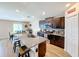Open concept kitchen with large island, stainless steel appliances, and ample cabinet space at 13336 Great Plains Dr, Riverview, FL 33579