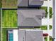 Aerial view showing house, backyard, and neighborhood at 13336 Great Plains Dr, Riverview, FL 33579
