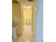 Clean bathroom with toilet, sink, and shower at 1655 S Highland Ave # F133, Clearwater, FL 33756