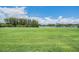 View of a lush green golf course with trees and a pond at 3332 Scorecard Dr, New Port Richey, FL 34655
