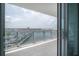 Spacious balcony with glass railings and water view at 5120 Marina Way # 8805, Tampa, FL 33611