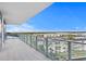 Spacious balcony with stunning city and water views at 5120 Marina Way # 8805, Tampa, FL 33611
