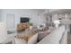 Bright living room with modern furniture and open floor plan at 5120 Marina Way # 8805, Tampa, FL 33611