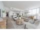 Spacious living room features a light and airy design, with ample natural light at 5120 Marina Way # 8805, Tampa, FL 33611