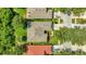 Aerial view showing the home's location and neighborhood context at 10906 Holly Cone Dr, Riverview, FL 33569