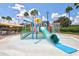Interactive water playground with slides and spray features at 10906 Holly Cone Dr, Riverview, FL 33569