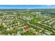 Aerial view showing home's location in a residential area at 10906 Holly Cone Dr, Riverview, FL 33569
