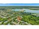Aerial view of the property, highlighting its peaceful setting at 10906 Holly Cone Dr, Riverview, FL 33569