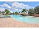 Resort-style pool with spa and cabanas at 10906 Holly Cone Dr, Riverview, FL 33569
