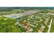 Wide aerial view of the property and surrounding area at 10906 Holly Cone Dr, Riverview, FL 33569