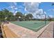 Outdoor basketball court with seating at 10906 Holly Cone Dr, Riverview, FL 33569