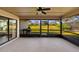 Outdoor screened patio provides an ideal spot for relaxing or entertaining with views of the lawn at 2618 Crestfield Dr, Valrico, FL 33596