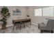 Bright home office with wood desk and comfortable armchair at 120 Chesapeake Ave, Tampa, FL 33606