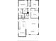 Open concept floor plan with spacious kitchen, living room, and bedrooms at 120 Chesapeake Ave, Tampa, FL 33606