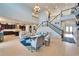Spacious living room with high ceilings and a staircase at 19300 Lonesome Pine Dr, Land O Lakes, FL 34638