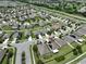 Aerial view showing home's location in a residential neighborhood at 16903 Peaceful Valley Dr, Wimauma, FL 33598