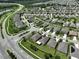 Aerial view of a residential community at 16903 Peaceful Valley Dr, Wimauma, FL 33598