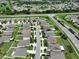 Aerial view showing home's location in a residential neighborhood at 16903 Peaceful Valley Dr, Wimauma, FL 33598