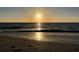 Scenic sunset view over the ocean and sandy beach at 100 Bluff View Dr # 605A, Belleair Bluffs, FL 33770