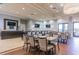 Community room with tables and chairs, perfect for gatherings at 16252 Amethyst Key Dr, Wimauma, FL 33598