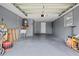 Spacious garage with utility sink and ample storage at 2624 Society Dr, Holiday, FL 34691