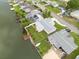 Waterfront property with private dock and spacious backyard at 2624 Society Dr, Holiday, FL 34691
