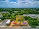 Aerial view of two houses with large yards at 4904 N Habana Ave, Tampa, FL 33614