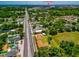 Aerial view showing home's location near St. Joseph's Hospital and other local amenities at 4904 N Habana Ave, Tampa, FL 33614
