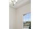 Dining room featuring large window and chandelier at 149 Hidden Estates Ct, Brandon, FL 33511
