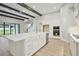 Modern kitchen with island, stainless steel appliances, and white cabinets at 149 Hidden Estates Ct, Brandon, FL 33511