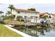 Private boat slips with covered docks and access to open water at 6504 Abaco Dr # 101, Apollo Beach, FL 33572