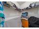 Large walk-in closet with built-in shelving for convenient storage at 17104 Carrington Park Dr # 528, Tampa, FL 33647